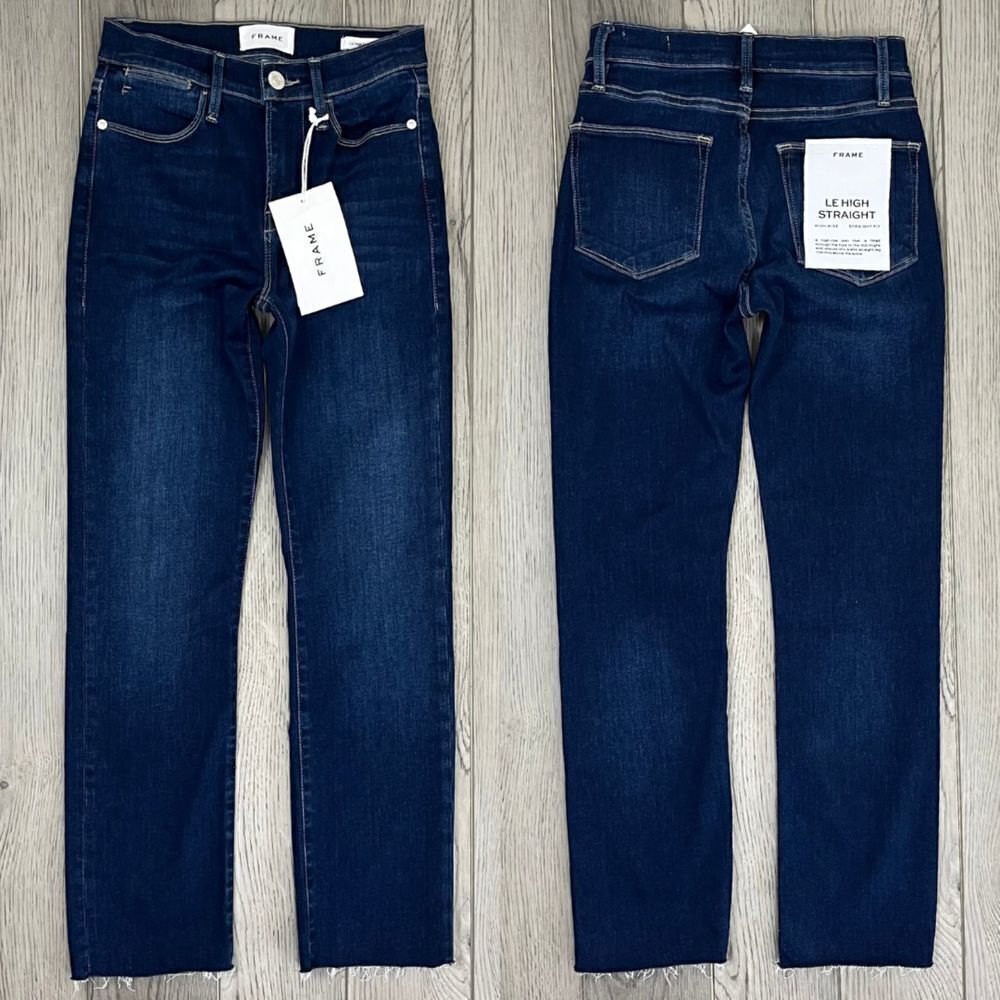 Frame Womens Size 26 Le High Straight Sanctuary Denim Cotton High Rise NEW Jeans